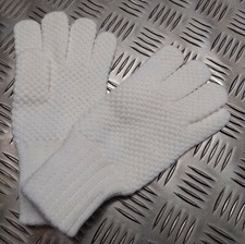 White Waffle Gloves Liners