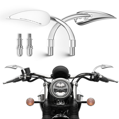 Pair motorcycle 10mm teardrop - pair,
