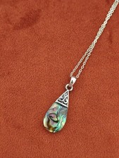 Abalone Shell Pendant Chain