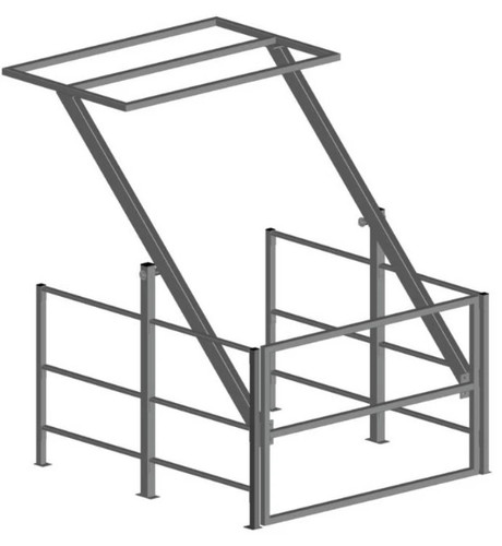 Grey mezzanine saftey pallet - mezzanine,