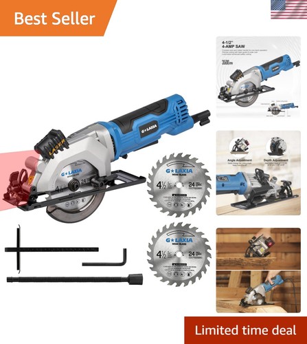 Mini circular saw 4amp corded - mini,