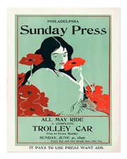 Vintage Art Nouveau Poster