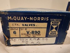 NOS MCQUAY NORRIS V-890