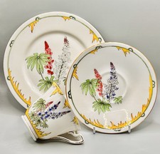 Adderlays Best China Trio - Cup, Saucer & Side Plate / Pat.: Lupin /Vintage VGC