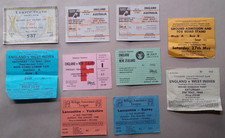 Ten used cricket tickets for England/Lancashire/B&H final matches, 1985-1993