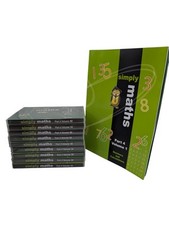 Simply Maths Part 4 Volume 1-5 DVDs & Reference Books 1-5 Discs Sealed Bar 1
