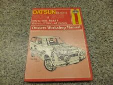 Datsun Bluebird 160B & 180B, 1972-78, 1595 & 1770cc Saloon, Coupe & Estate
