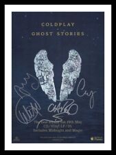 COLDPLAY ENTIRE GROUP AUTOGRAPHED SIGNED & FRAMED PHOTO PRINT