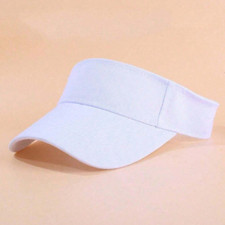 Women Men Hat Vizor Sun Visor Adjustable Sports Tennis Golf Headband Cap Unisex/