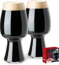 Spiegelau Craft Beer Stout Glass, Set of 2, European-Made Lead-Free Crystal