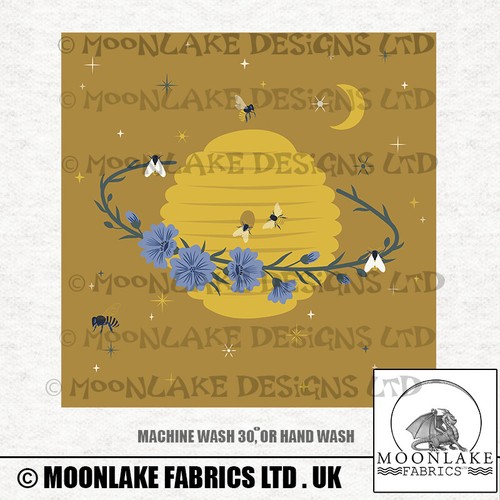 Honey bee assorted panel - bee,
