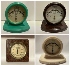 Vintage Period Rototherm Bakelite Desk Thermometer Industrial GWO GC *you choose