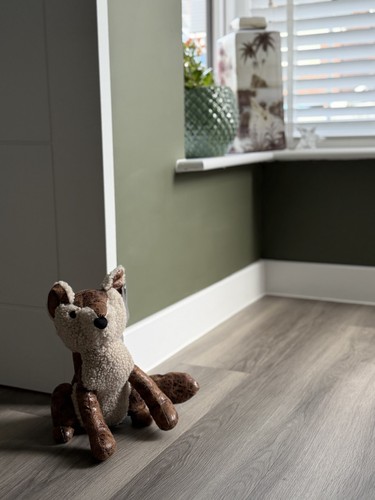 Fox doorstop with soft borg - with,