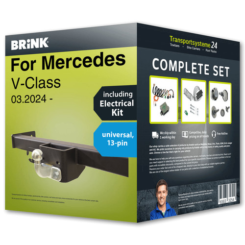 Towbar fixed for - , mercedes