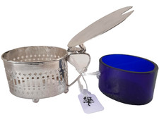 Antique Solid Silver Mustard