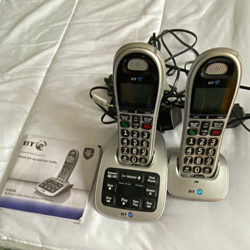 Bt4500 cordless phone twin - bt,