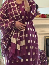 Indian Pakistani Salwar Kameez ready made party wear L