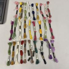 cross stitch skeins DMC job lot x 29 various colours please see photo's