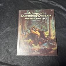 Advanced Dungeons & Dragons Monster Manual 2 II Gary Gygax TSR 1983 AD&D Vtg HC