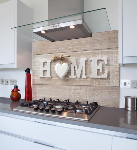 Printed glass kitchen - printed,