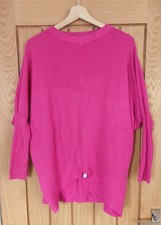 C Valentyne Fuchsia  Poncho One Size In Good Condition