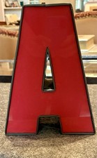 Vintage Red Acrylic Channel Letter Adds A Bit Of Kitsch To Any Area