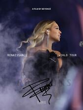 BEYONCE (1695) Signed Renaissance Tour Poster Printed A4 Photo Autograph 
