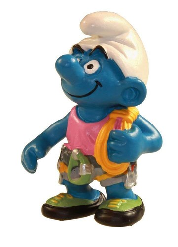 Climber smurf schleich - climber,