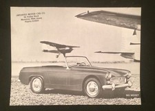 Vintage Rare Sales Brochure MG Midget Sports Car Classic MG A Photo Card