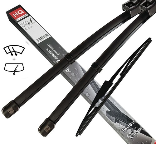 Front rear wiper blades - rear, fits
