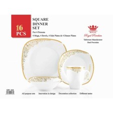 ROYAL 16PC SQUARE DINNER SET