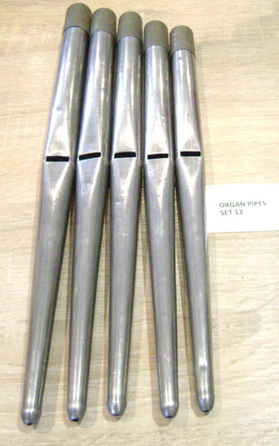 Five church organ pipes set - ,