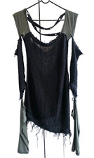 Psylo Black & Green Distressed