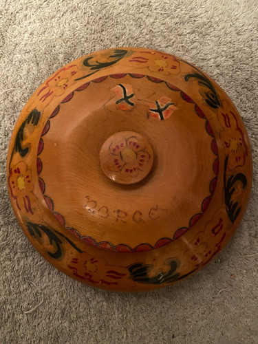 Folk art scandinavian - scandinavian,, worn