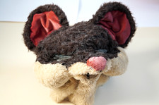 Creepy Halloween Prop, Handmade Animal Mask, Weird Mouse Mask Vintage Unique