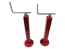 Top Winder Trailer Jack in Red