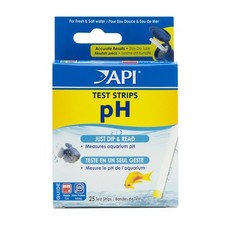 API pH Aquarium Measures Test Strips Wide Range Saltwater Dip & Read 25 Tests