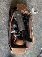 Bag Of Old Cameras And Lenses, Pentax, Silette, Semite E