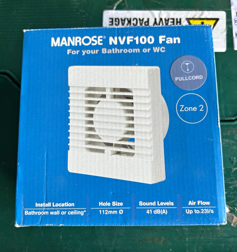 Manrose nvf100p 100mm bathroom - manrose,