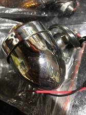 Bullet Shape Indicator Turn Signal Lights Old School Bobber Chop Harley Triumph
