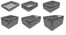 Heavy duty grey euro stacking - duty,