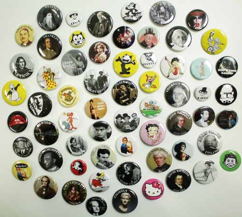 Personality buttons pins - buttons,
