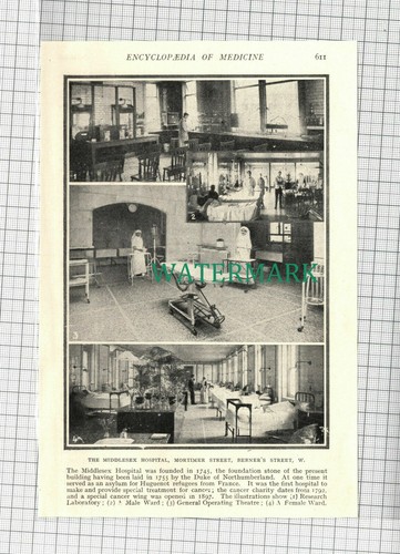 C1811 the middlesex hospital - middlesex,