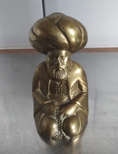 Vintage brass man - man, wearing