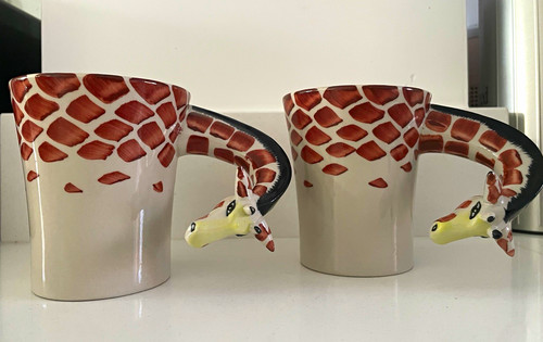 Set ceramic giraffe - set,
