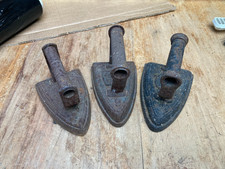 Vintage Antique Heavy Cast Iron Metal Door Stop x 3