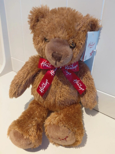 Hamleys brown plush teddy - brown, bear