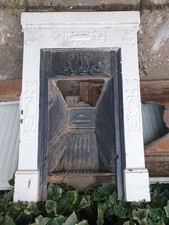 Small Antique Victorian Cast Iron Fireplace For Bedroom