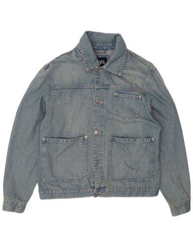 Zara mens denim jacket 38 - jacket, uk