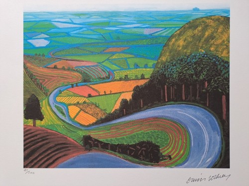 David hockney signed - hockney,